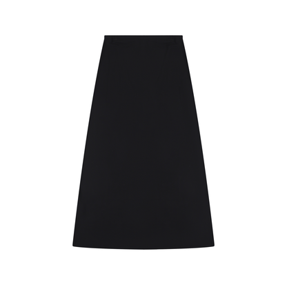 Women's Solid Color Knit Maxi Skirt