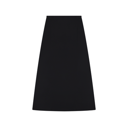 Women's Solid Color Knit Maxi Skirt