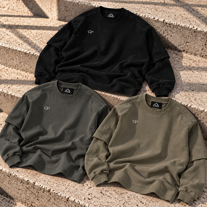 Tee-shirt Oversize Double Layer