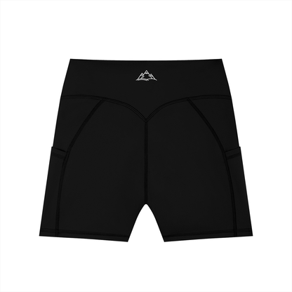 Women's High-Waisted Pocket Biker Shorts