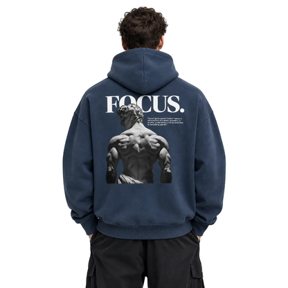 FLEECE BOXY HODDIES FOCUS