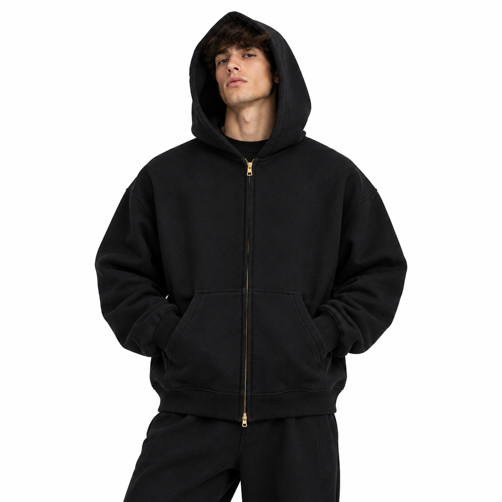 FLEECE BOXY HODDIES FOCUS
