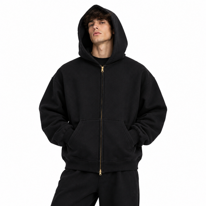 FLEECE BOXY HODDIES FOCUS