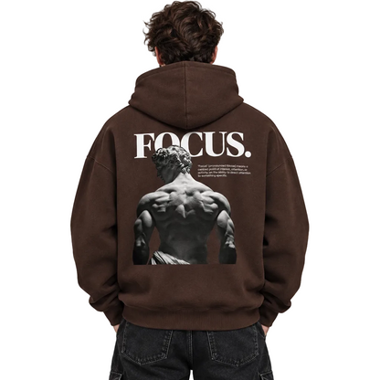 FLEECE BOXY HODDIES FOCUS