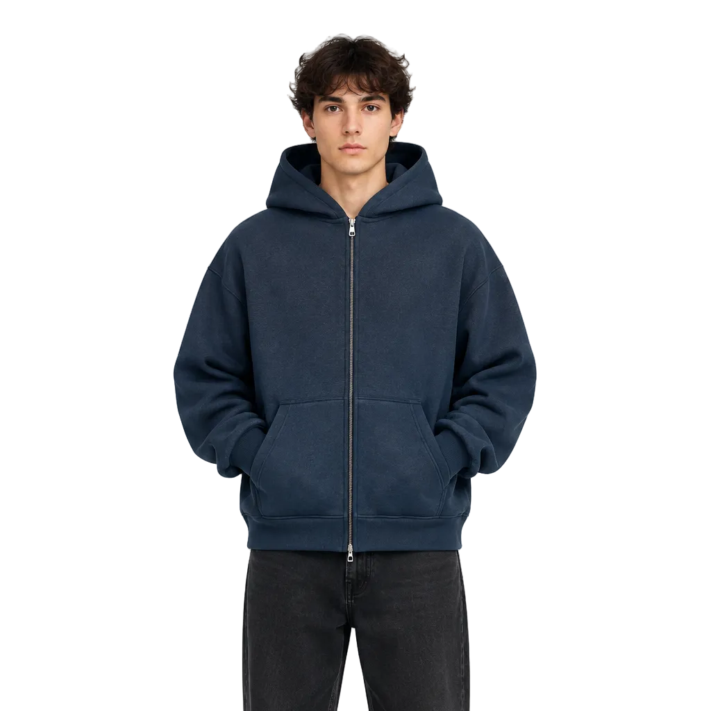 FLEECE BOXY HODDIES FOCUS