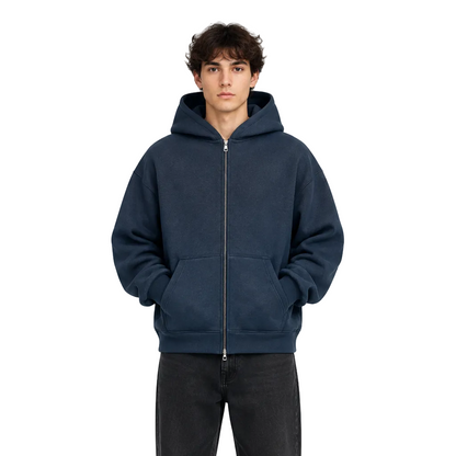 FLEECE BOXY HODDIES FOCUS