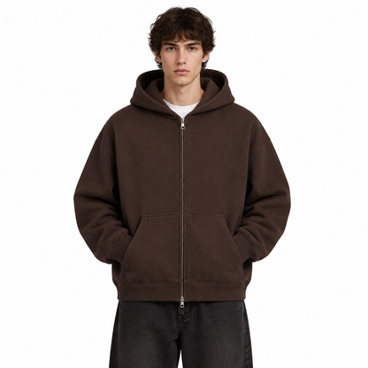 FLEECE BOXY HODDIES FOCUS
