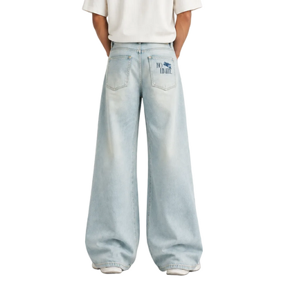 Wash Wide Leg Jeans
