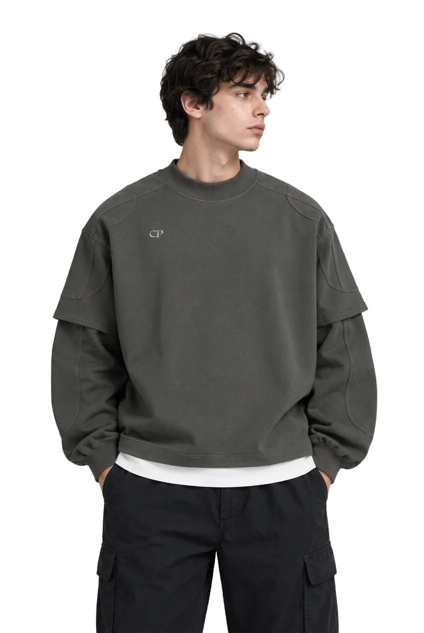Tee-shirt Oversize Double Layer