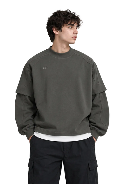 Tee-shirt Oversize Double Layer