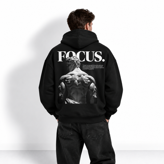 FLEECE BOXY HODDIES FOCUS