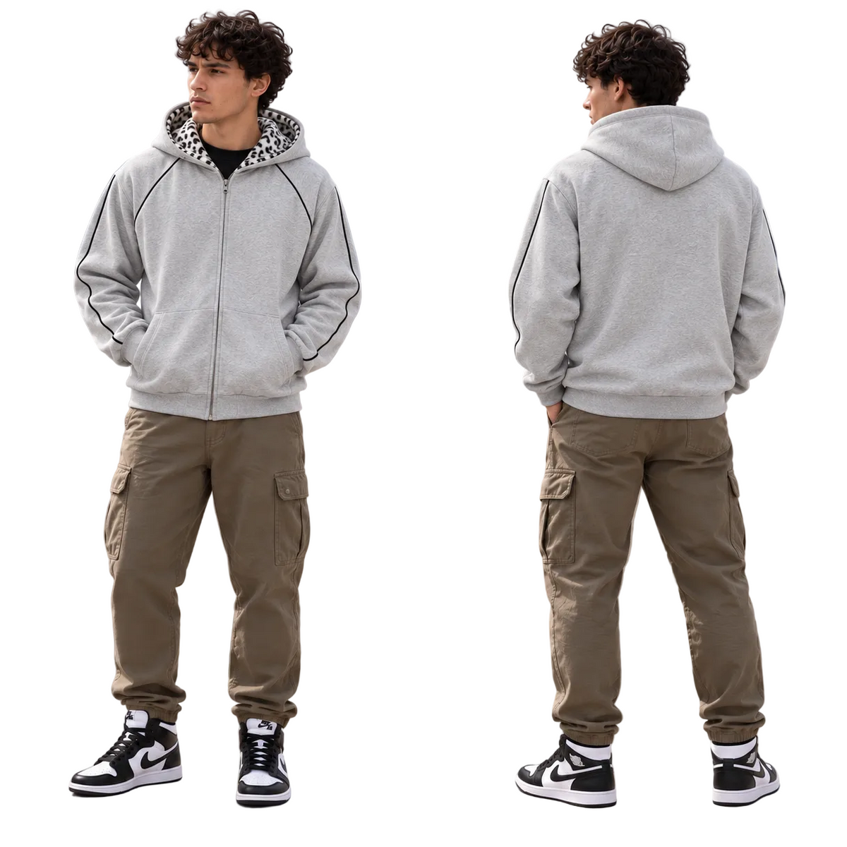 HOODIE ZIPPÉ WILD
