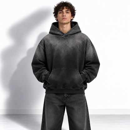 Heavyweight Sunfade Oversized Hoodie FOCUS