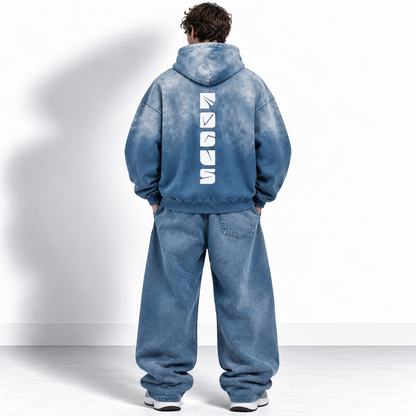 Heavyweight Sunfade Oversized Hoodie FOCUS