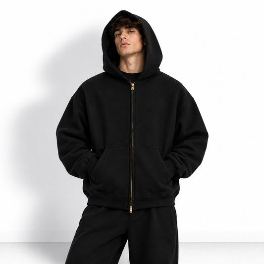 FLEECE BOXY HODDIES FOCUS