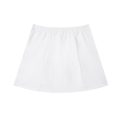 Contrast Side Stripe Slit Skirt
