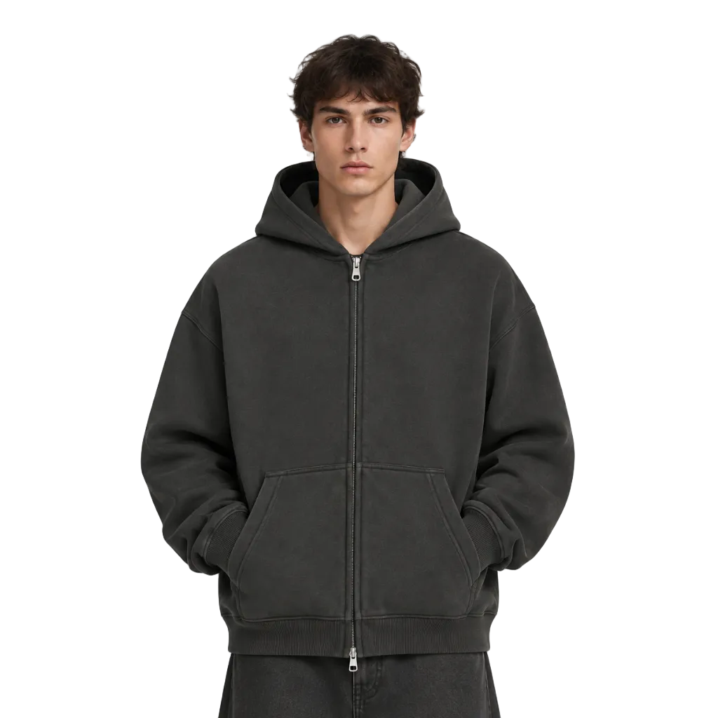 FLEECE BOXY HODDIES FOCUS