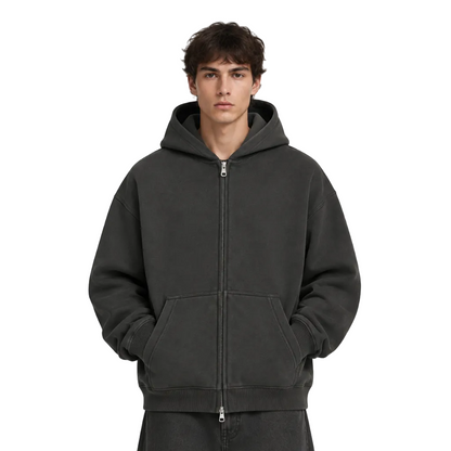 FLEECE BOXY HODDIES FOCUS