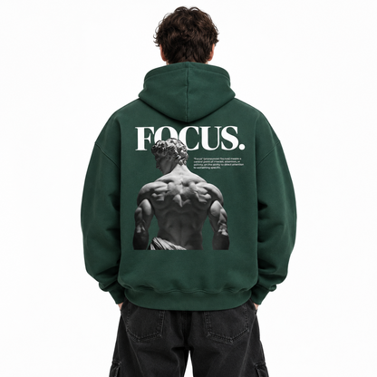 FLEECE BOXY HODDIES FOCUS