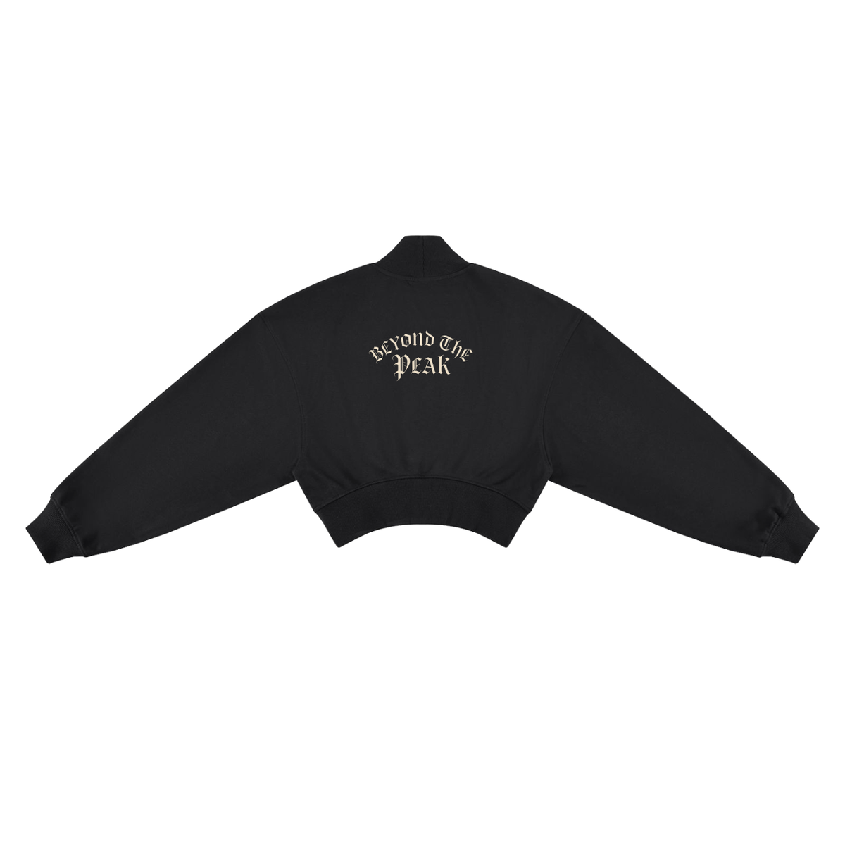 Women's Crop Mock Neck Sweatshirt
