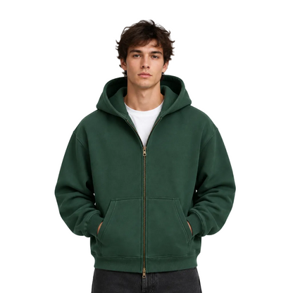 FLEECE BOXY HODDIES FOCUS